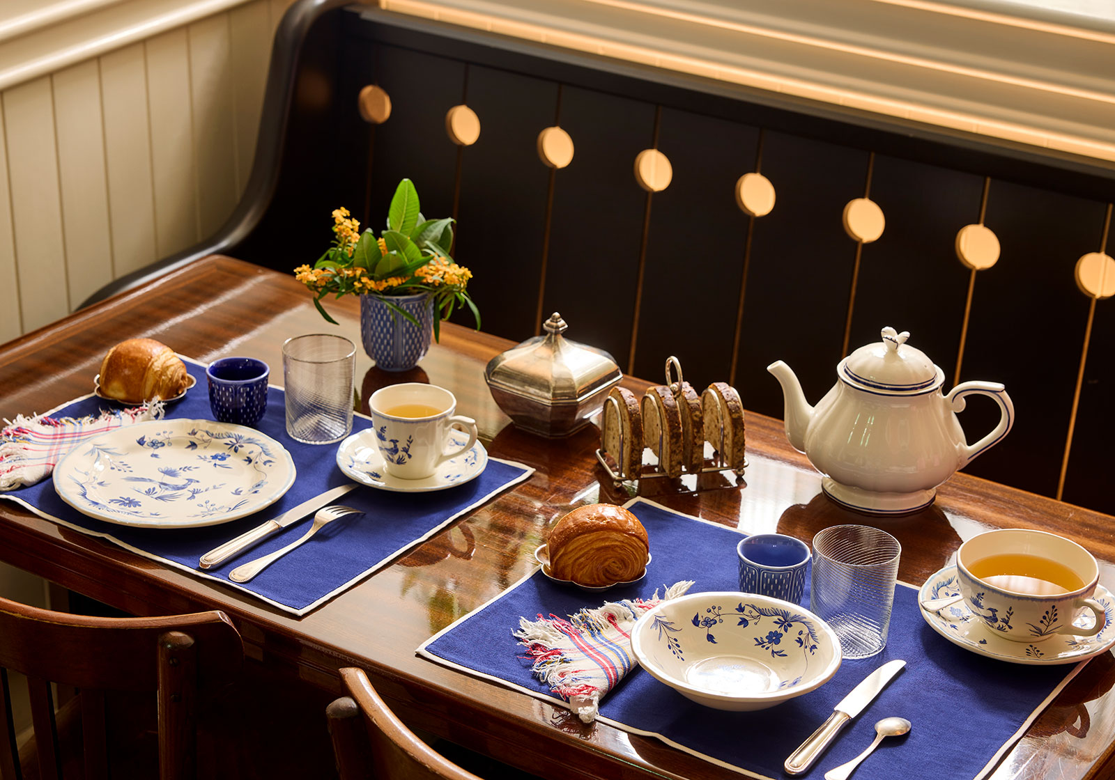 Gien Paradis Bleu Frühstücks-Untertasse