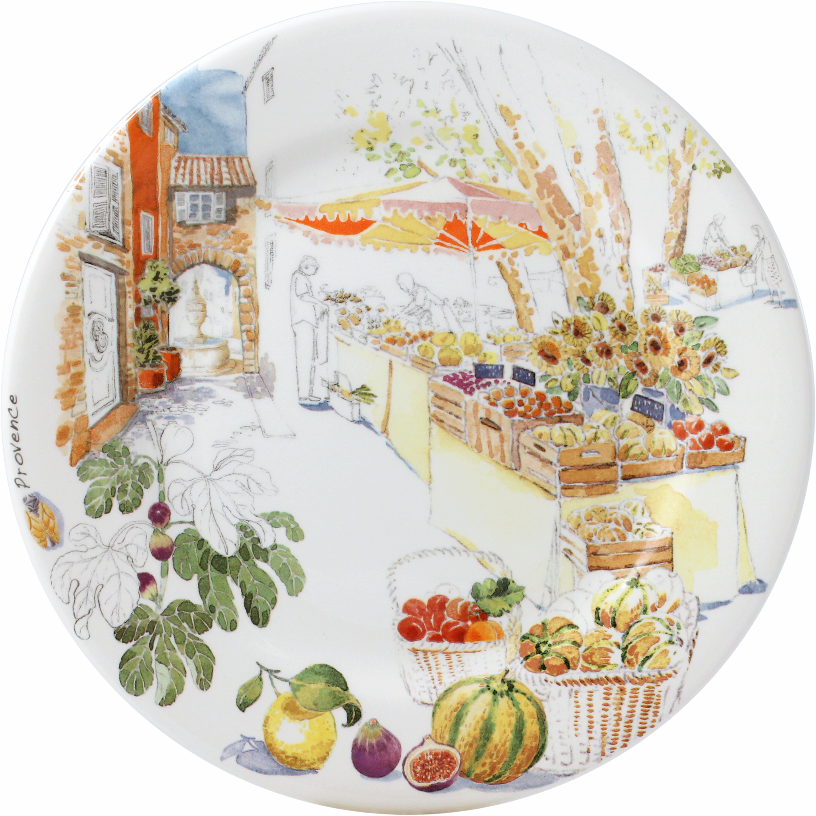 Gien Provence Dessertteller 22cm Markt | 100112633