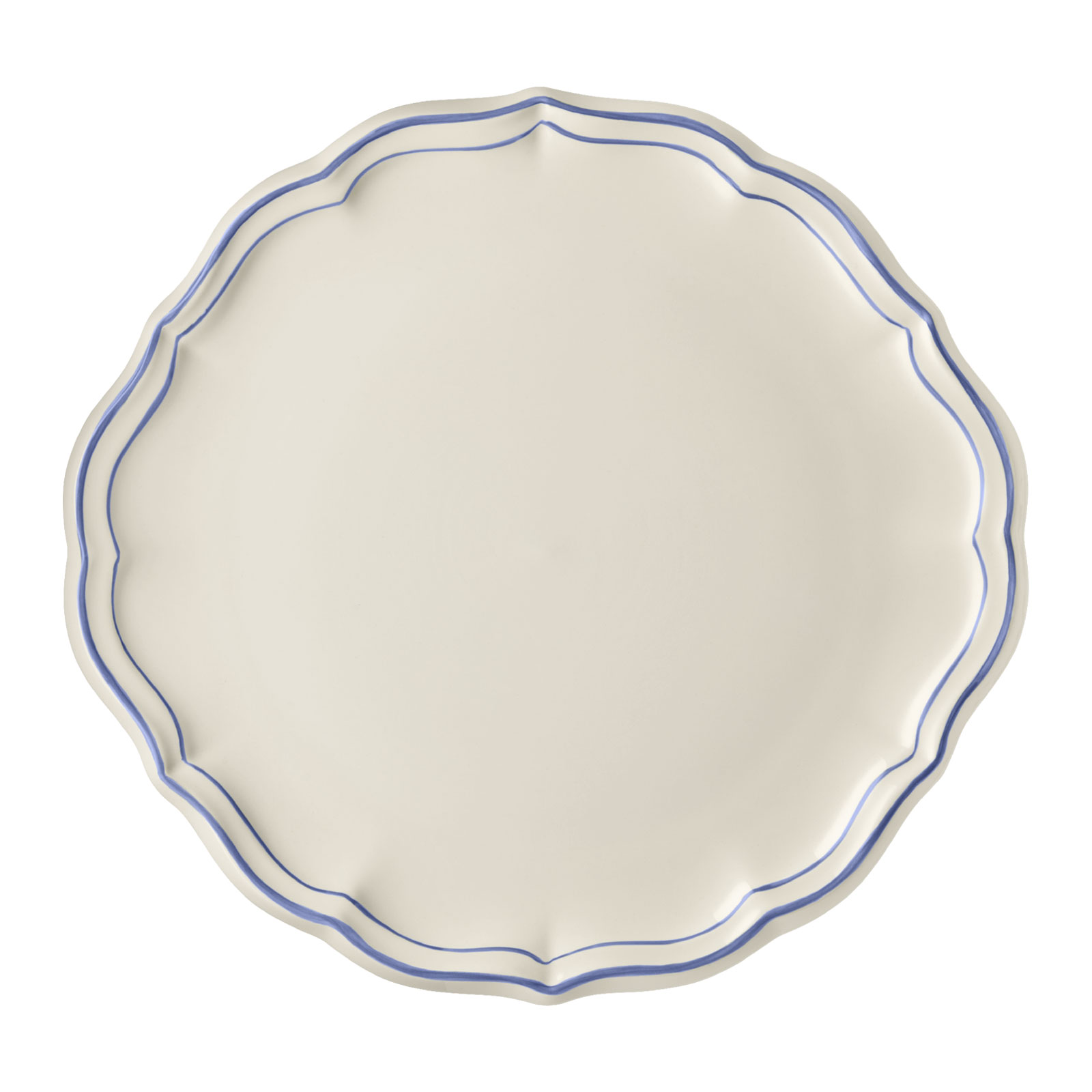 Gien Filet Bleu Kuchenplatte 31,7cm